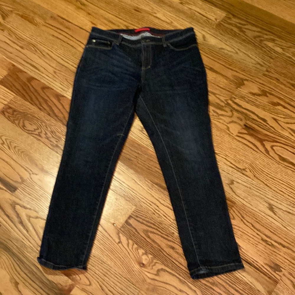 L.L. Bean tapered leg jean.